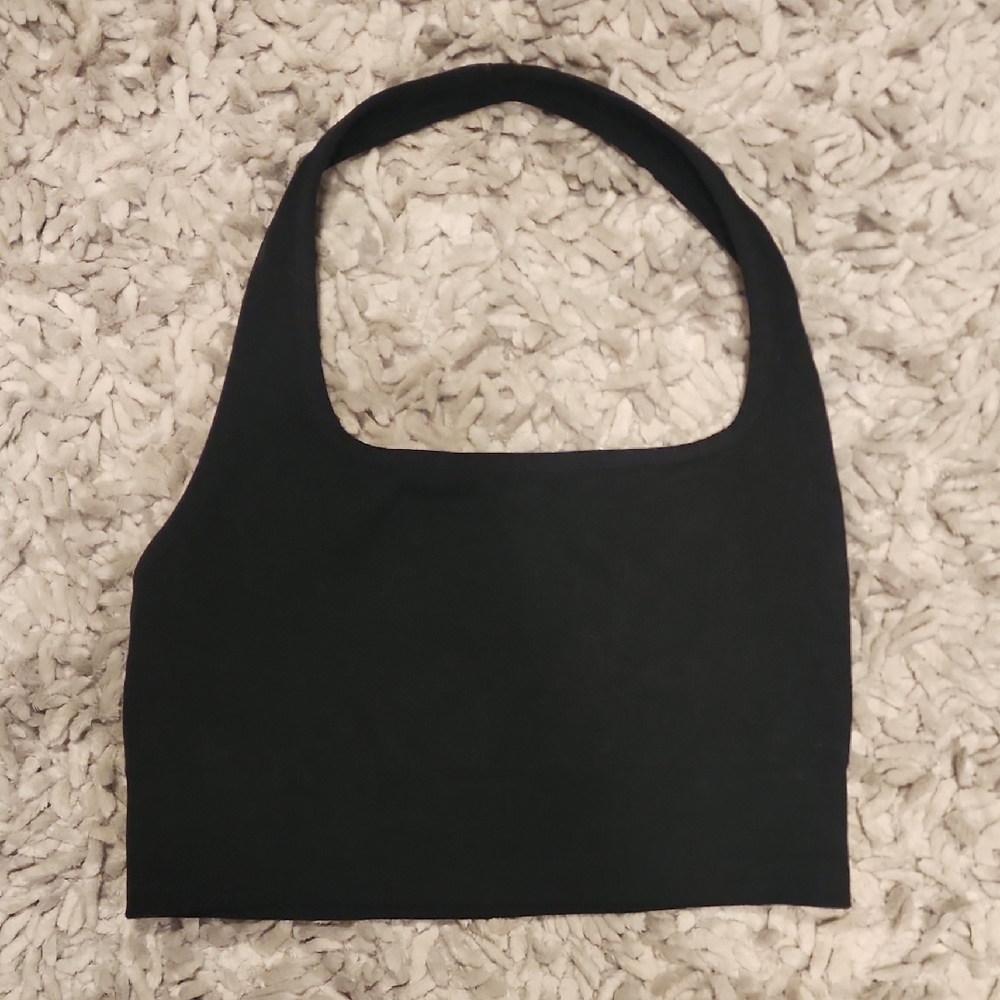 Black Halter Top